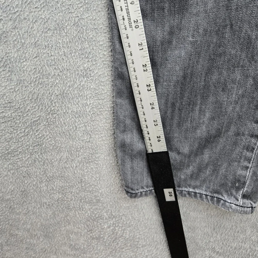 Levi's 514 Men Jeans 38X32 Gray Denim Slim Straight 30